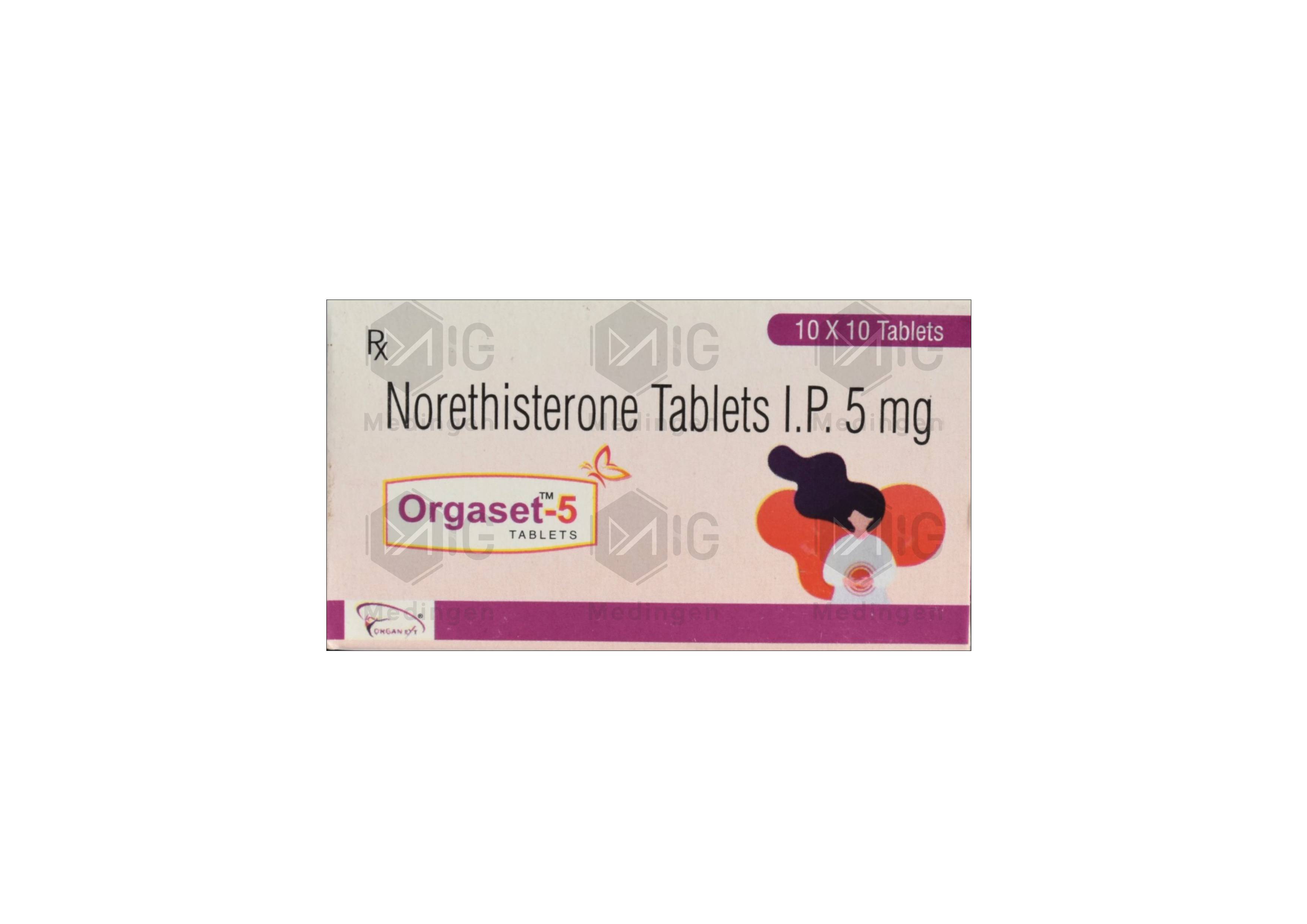 ORGASET 5MG